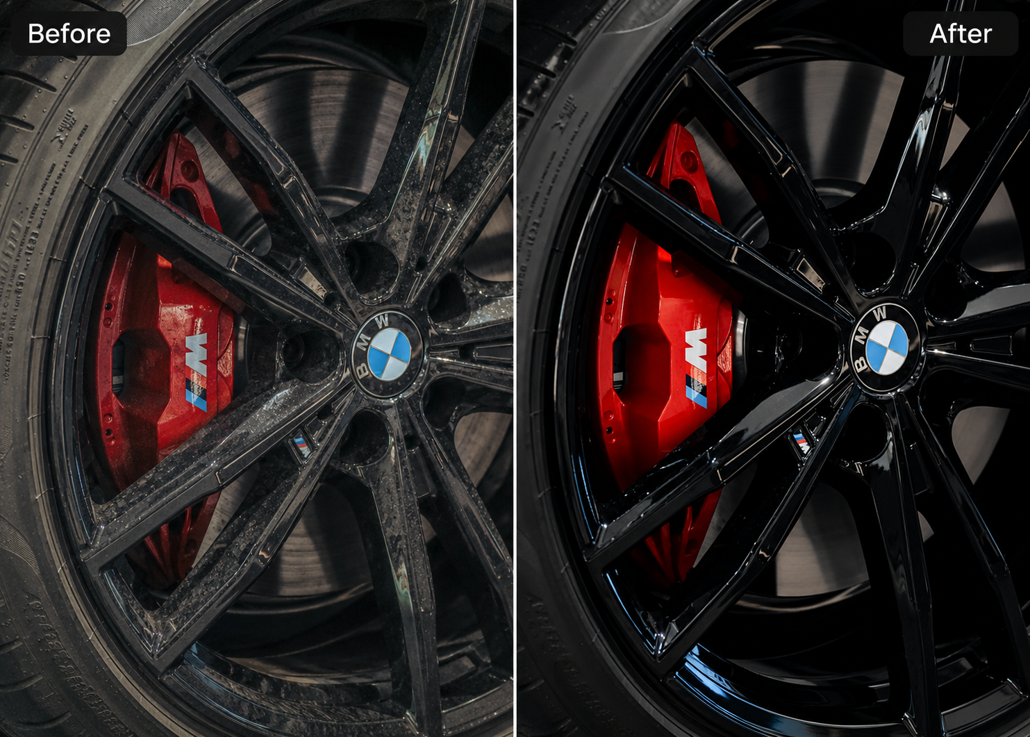 ウォーターレス洗車のBefore After 4