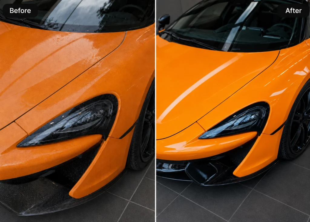 ウォーターレス洗車のBefore After 3